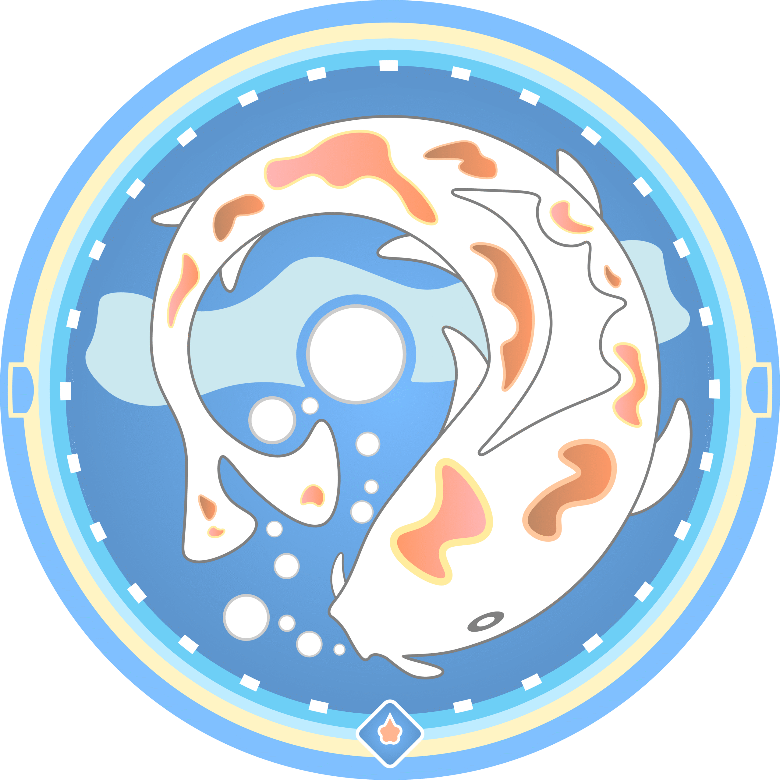 Residents of the Sea – Manhole Cover Coasters-03