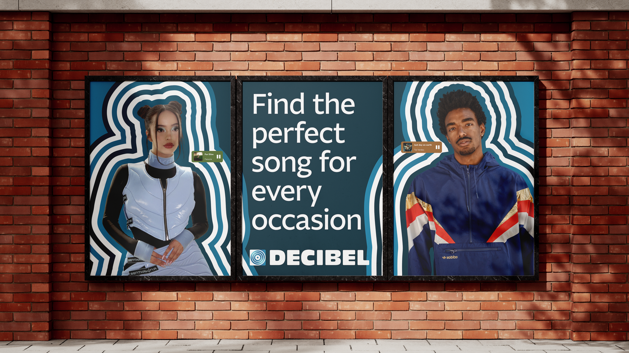 Decibel Billboard Mockup 3 Panel (16×9)